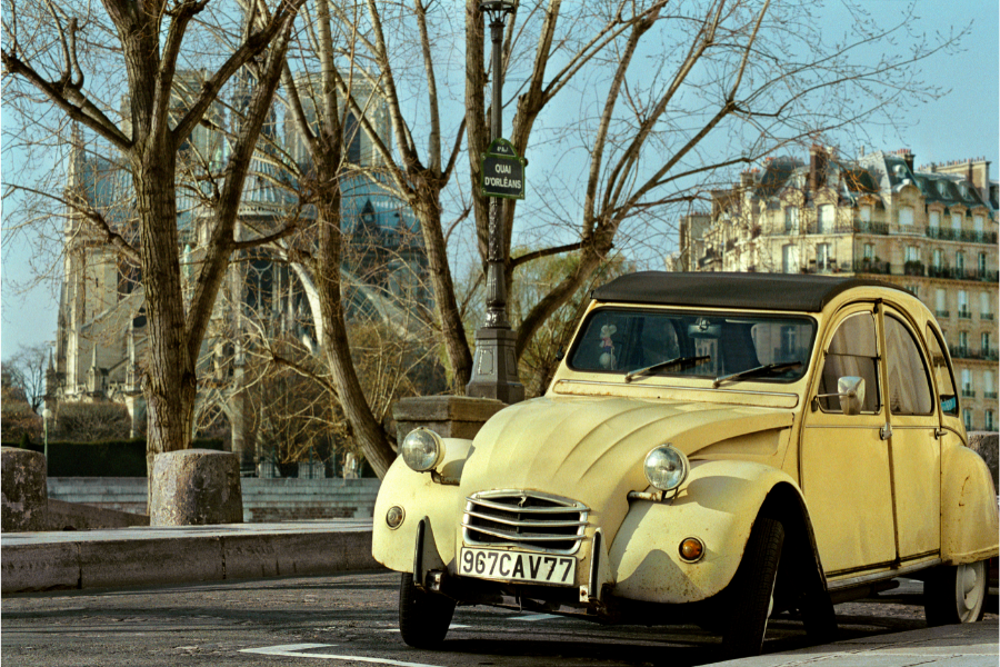 ballade en 2cv paris